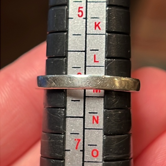 Vintage Asscher Cut blue sapphire with Halo sterling silver 925 ring - Picture 5 of 9